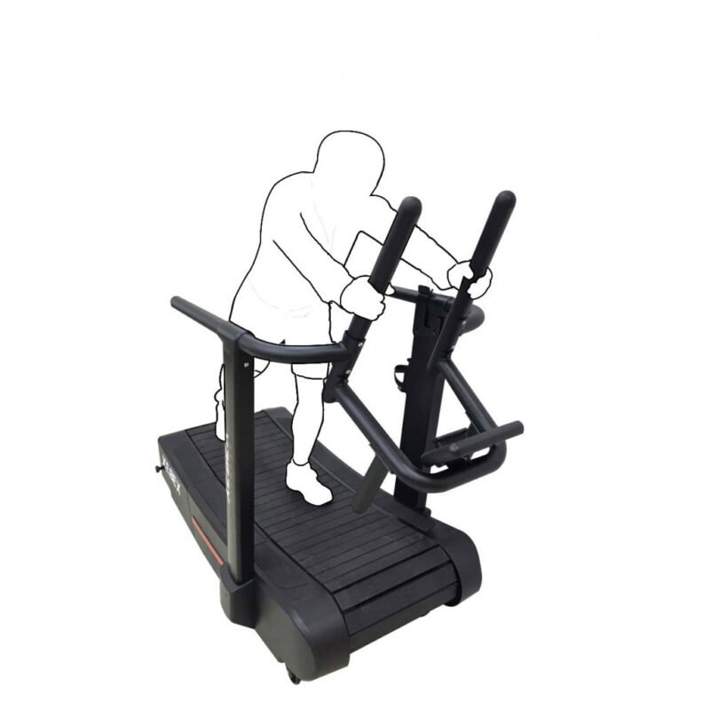Xebex AirPlus Runner Smart Connect Curved Non-Motorized Treadmill - Image 4