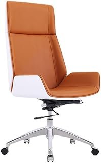 UOPYNE Executive Office Chair, Executive Leisure Backrest Furniture, Desk Chair Adjustable Lifted and Swiveled, Office Chair Leather Luxury Boss Busin