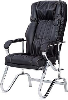 PU Leather Executive Office Massage Chair Chair Adjustable Armrest Computer Desk Reclining Arm Seat Gas Lift Ergonomically Designed to Relieve Physica