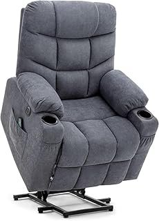 Electric Recliners Chair with Power Lift, Home Theater Seating for Ultimate Comfort, Ergonomic Design, Electric Massage Recliner with USB Port & Cup H