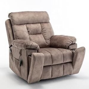 Power Lift Recliner Chair with Massage and Heat for Elderly People, Sleeping Recliner with Infinite Position, Type-C & USB Ports, Recliner Chair, Side