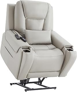 YZABEL Oversized Power Lift Recliner Chair for Adults, Dual Motor Recliner Chair for Elderly, Recliner Chair with Heat and...