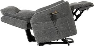 Power Lift Recliner Chair for Elderly, Small Recliner Chair for Small Spaces, Power Recliner Chair for Living Room, Single Sofa with Infinite Adjust f