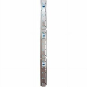 84 in. Web-Slide Stainless Steel Exercise Wall Rail with 3 Rails, Deluxe Set