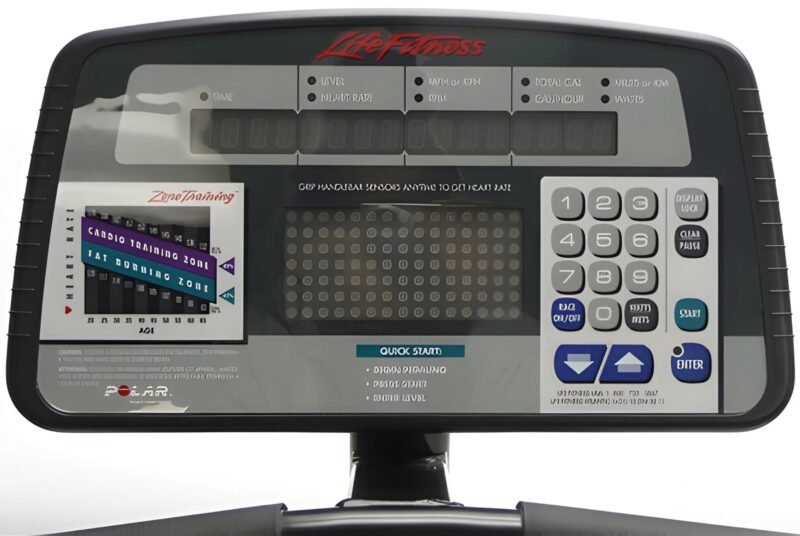 Life Fitness 9500HR Upright Bike - Image 2