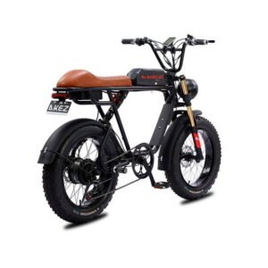 AKEZ S1 20″Electric Bike 48 V 750 W Hub Motor 26 Ah Removable Battery Shimano 7‑Speed for Daily Adventures Black