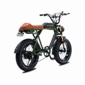 AKEZ S1 20″Electric Bike 48 V 750 W Hub Motor 26 Ah Removable Battery Shimano 7‑Speed for Daily Adventures Green