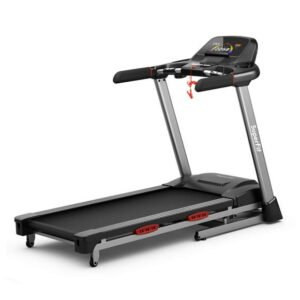 Canddidliike 4.75 HP Folding Treadmill, Treadmill with Auto Incline and 20 Preset Programs, Manual Treadmill, Black
