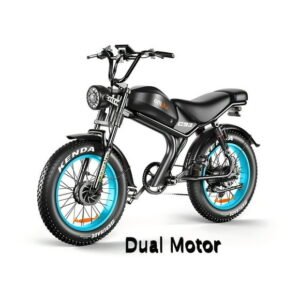 Dual 2000W Motors,EMOKO C93 Electric Bike,Removable 23Ah Battery ,Up to 100 km Range, Shimano 7-Speed Gears, Hydrualic Brake,20" Wheels
