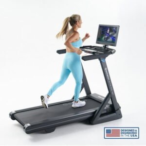 Echelon Stride 4S-22 Auto-Fold Treadmill, Touchscreen, 12 MPH, Bluetooth, 300 LB Capacity