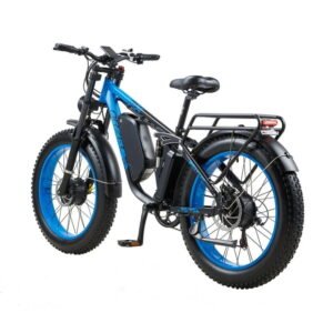 Electric Mountain Bike for Adults, 3000W Motor, 48V 25Ah Battery, 100 Miles Range, 24" Fat Tire All Terrain E Bike