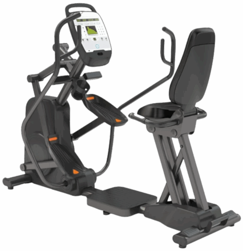 French Fitness SE400 Recumbent Seated Elliptical w/LED Console