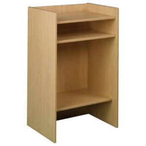 Research Kiosk & Stand - 21"D x 26"W x 42"H - Mobile Learning Station - Durable & Easy Clean