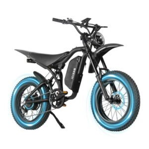 Jecham A6 aluminum alloy electric bicycle peak 2500W for Adults ,48V 15.6AH,20*4.5 Fat tire Full suspension UL 2849