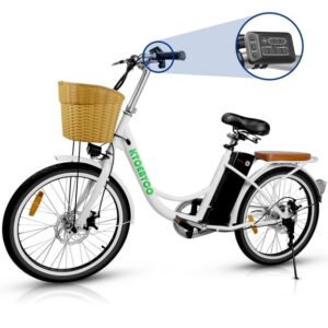 Gpower Peak 750W Electric Bike for Adults,22" Tire,48V10A Lithium Battery,City E-Bike,UL2849