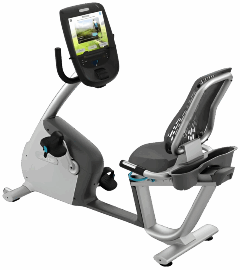 Precor RBK 885 Recumbent Bike w/ P82 Console