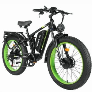 SMLRO ORLMS-V3 Electric Bike -- 2000W Dual Motor, 48V 22.4Ah, 26" Fat Tires, Hydraulic Disc Brakes, Full Suspension