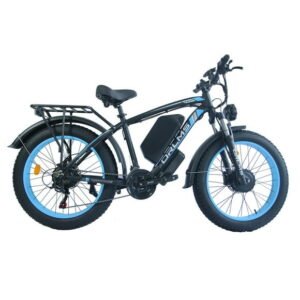 SMLRO TS60 Electric Bike -- 2000W Dual Motors, 60V 25Ah, 26" Fat Tires, Hydraulic Disc Brakes, Full Suspension, 45MPH Max Speed