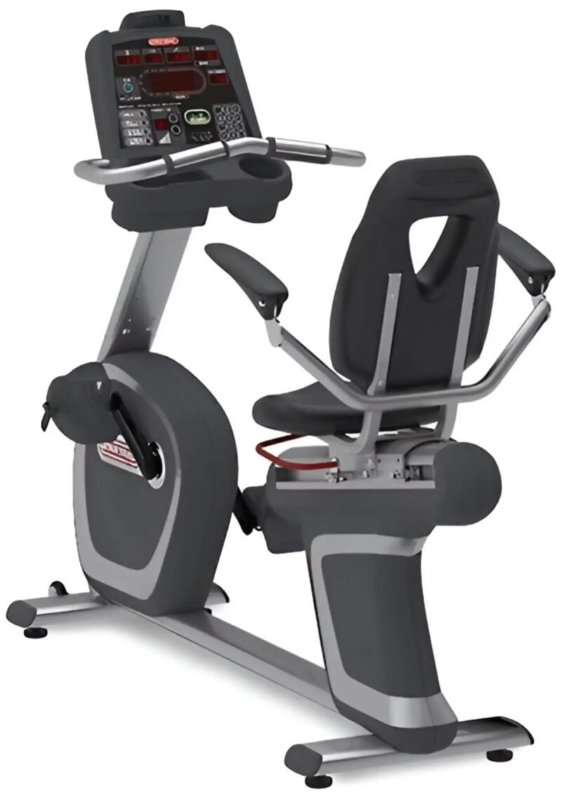 Star Trac S Series Recumbent Bike w/LCD - Silver - Image 2