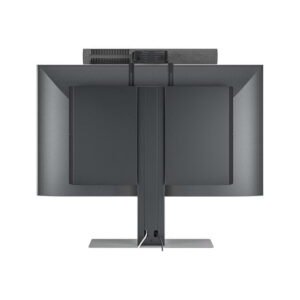 Salamander Acadia - Stand - for LCD display - powder-coated steel - black - screen size: 43"-65" - tabletop mount