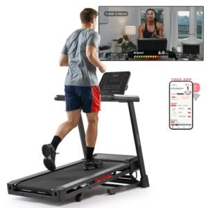 Sunny Health & Fitness Excel Smart Incline/Decline 20 Deck Treadmill with 300LB Weight Capacity - SF-T723017