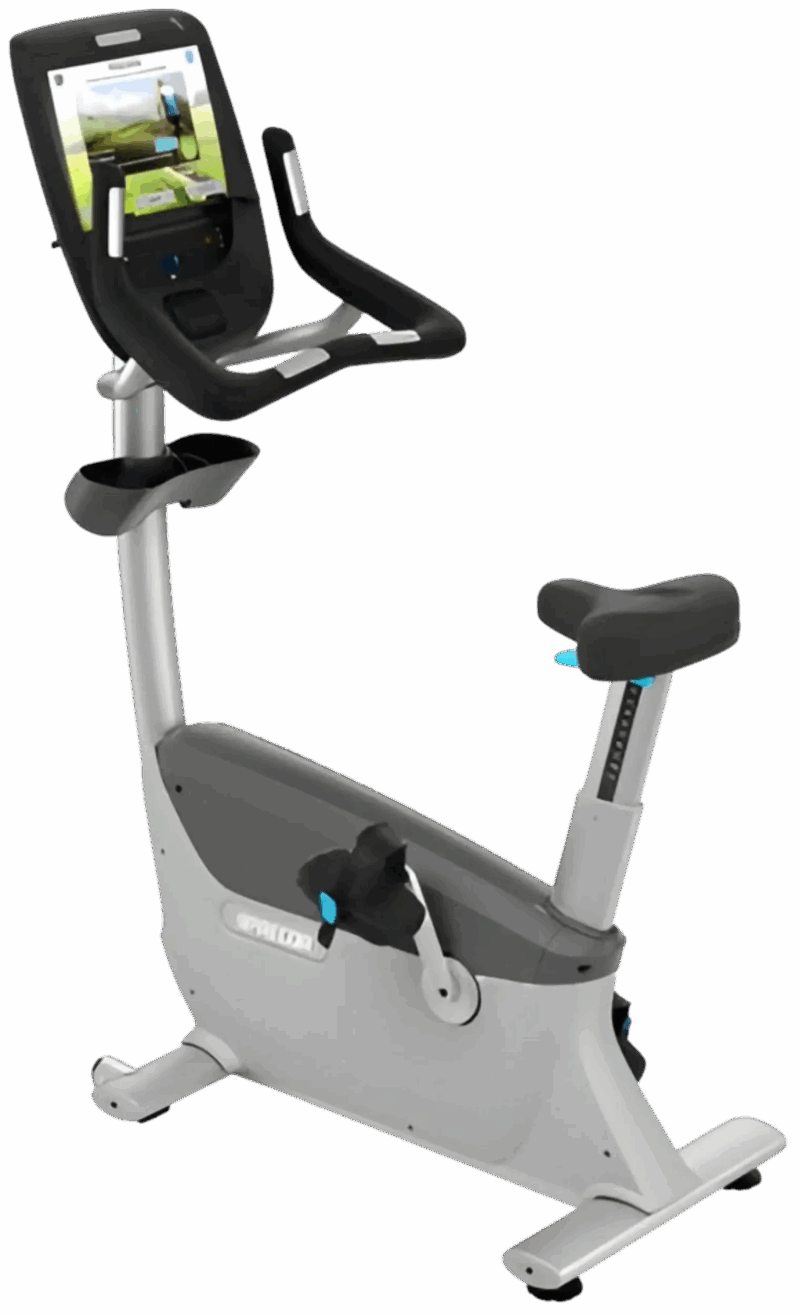 Precor UBK 885 Upright Bike w/ P82 Console