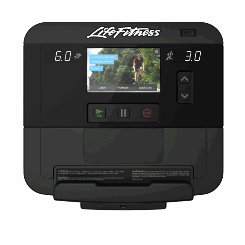 Life Fitness Integrity Series Recumbent Bike w/ X Console - Image 2