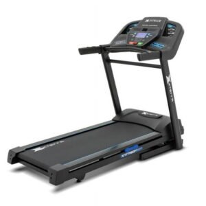 XTERRA Electric Walking Desk Exercise Treadmill, Blue and Black, 350 lb