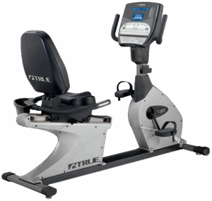 True Fitness CS800 Recumbent Bike w/ 2-Window LCD