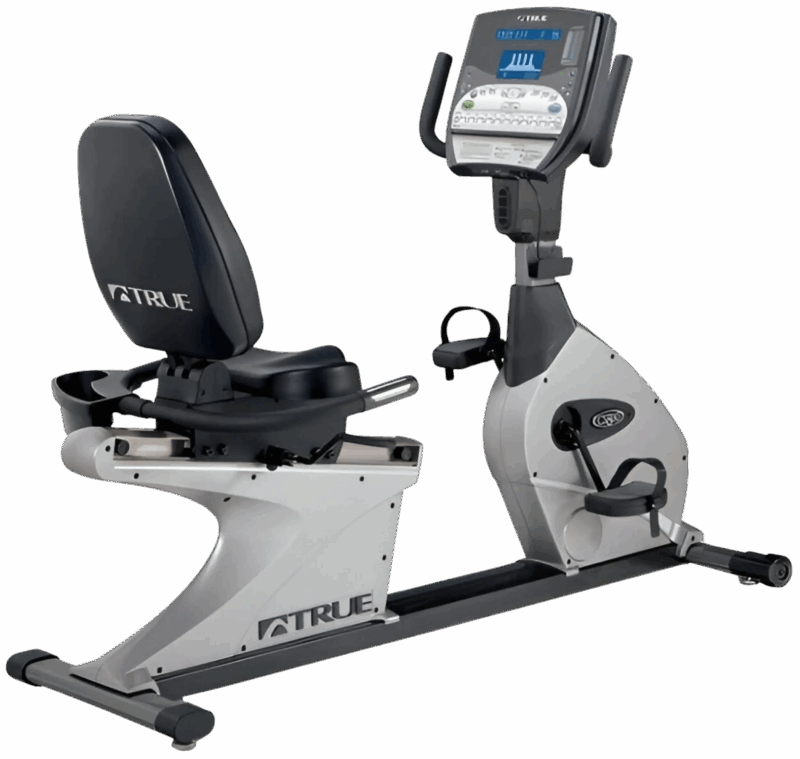 True Fitness CS800 Recumbent Bike w/ 2-Window LCD