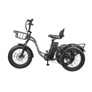 Nakto S03 Electric Fat Tire Trike - Green