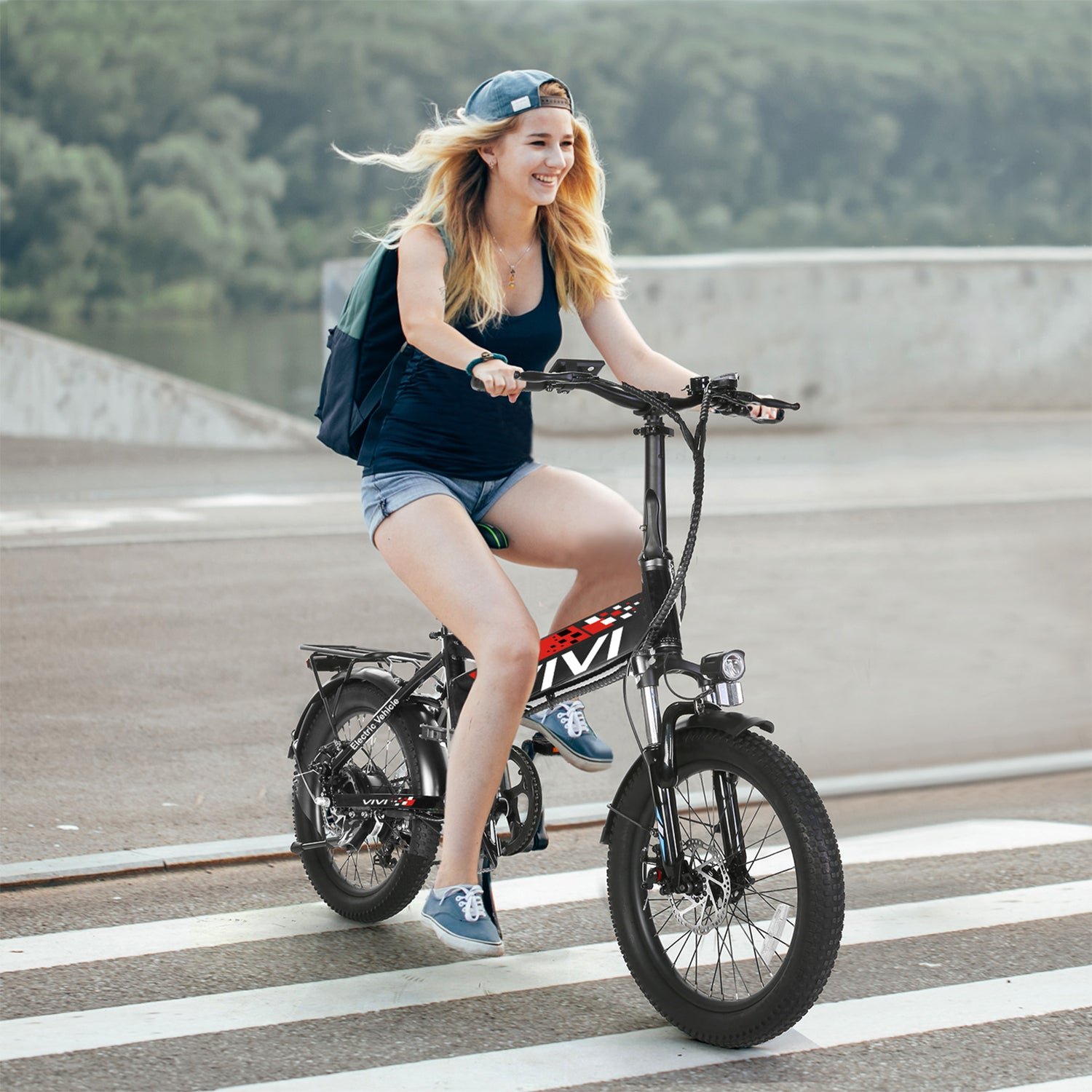 VIVI FM20UL Electric Bike 2.4" Fat Tire Folding Electric Bike SGS Certified to UL2849 - Image 2