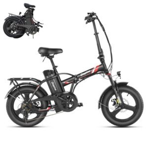 VIVI Gopina Electric Bike 3.0" Fat Tire Folding Electric Bike SGS Certified to UL2849